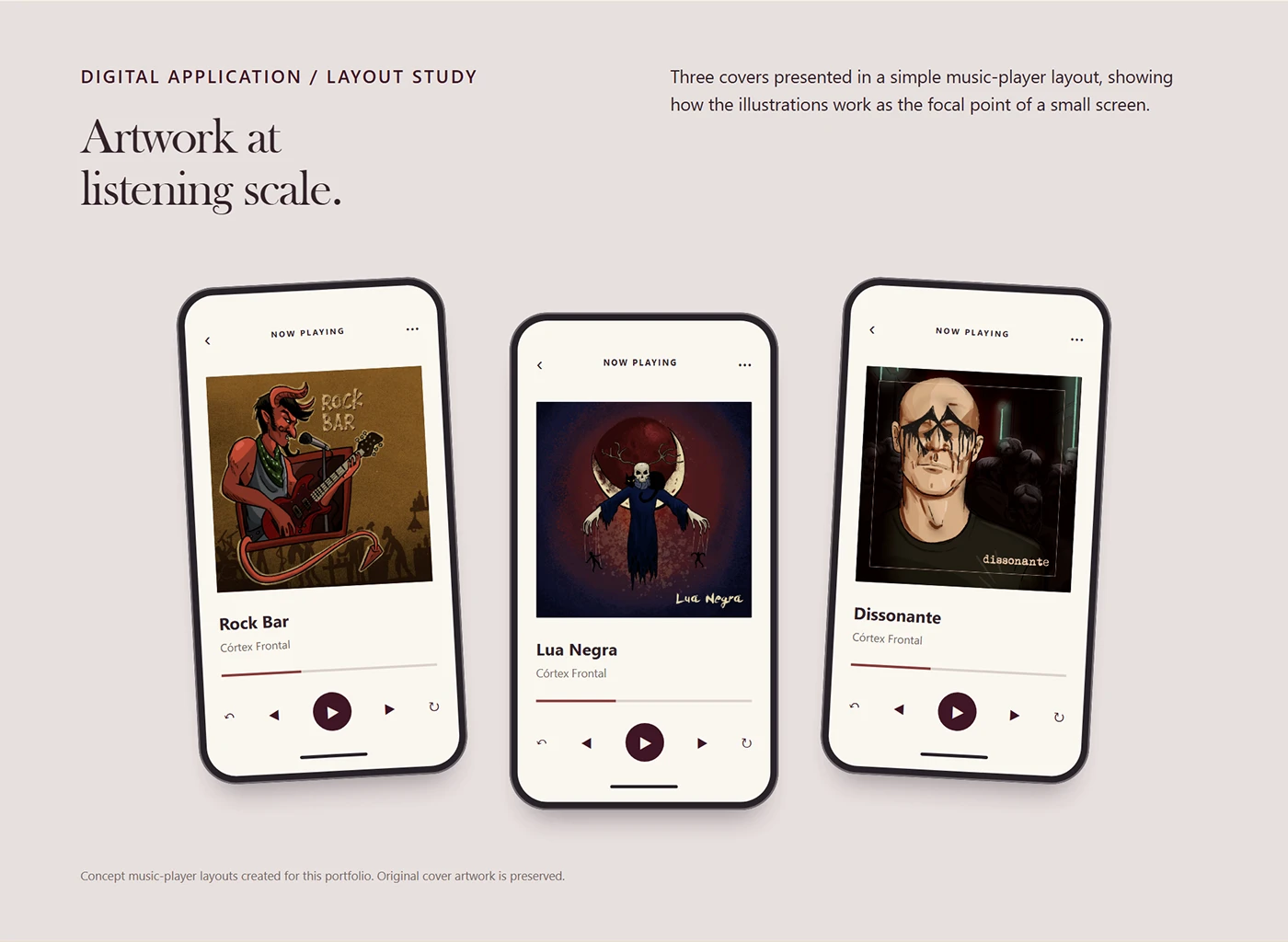 Córtex Frontal — Music-player concepts